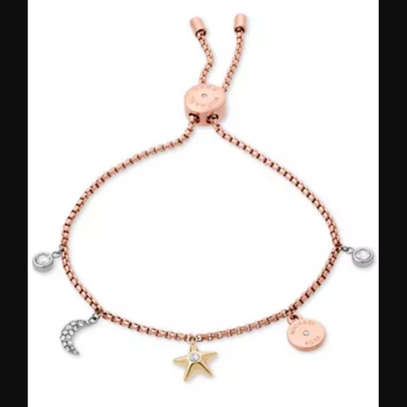 Michael Kors Celestial Slider Charm Bracelet Beyond Brilliant Crystal Accent NWT - Picture 8 of 8